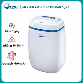 Mua Máy hút ẩm lọc không khí dân dụng FujiE HM-614EB  công suất 14 lít/ngày khay chứa 2 5 lít cho phòng 10-20m2 - Hàng chính hãng
