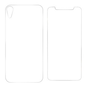 Screen Protector Glass Film Transparent Front+Back 9H Phone Skin Anti Fingerprint Radiation Protection