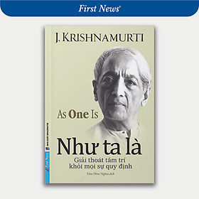 Sách Như Ta Là - J.Krishnamurti