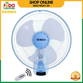 Quạt Treo Tường Senko Có Remote TR1628 - Giao Màu Ngẫu Nhiên - Hàng Chính Hãng