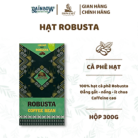 LION CAFE - Cà phê hạt Robusta - Hộp 300g