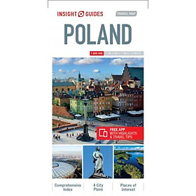 Sách - Insight Guides Travel Map Poland by Insight Guides (UK edition, paperback)