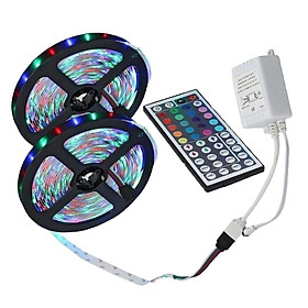 10m LED Light Strips SMD 3528 RGB Light Tape with Remote Indoor Night Lamp