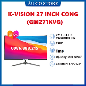 Mua Màn hình K-Vision 27 inch cong IPS tràn viền 75Hz mới - HÀNG CHÍNH HÃNG