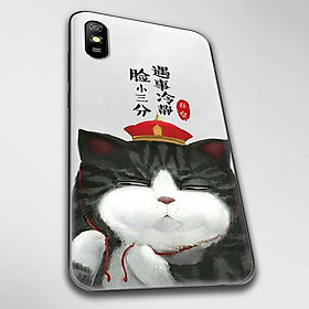 Ốp lưng dành cho Xiaomi Redmi 9, Redmi 9A, Redmi 9C mẫu Mèo mặt ngu