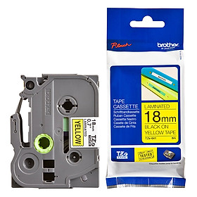 Nhãn In Tiêu Chuẩn TZE Brother Tze-641 Chữ Đen Trên Nền Vàng (18mm) - Hàng Chính Hãng