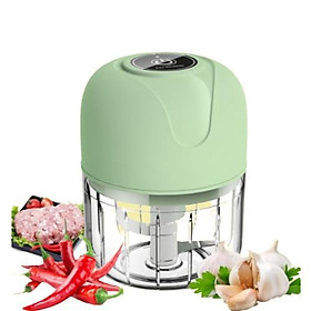 Mua Máy Xay Mini Tỏi Ớt Cầm Tay 250ml Sử Dụng Cổng Sạc USB Siêu Tiện Lợi Tích Điện
