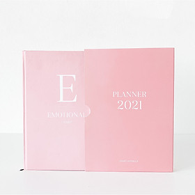 Sổ tay Planner 2021 Crabit Notebuck - Sổ Kế hoạch 2021 Bìa cứng - Lịch năm, tháng, tuần, trang dot, bản đồ Việt Nam