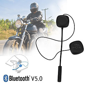 Tai nghe bluetooth 5.0 không dây gắn mũ bảo hiểm xe máy MP3
