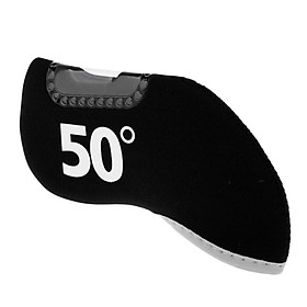 Golf Club Iron Putter Headcover Head Cover Protector 48 Degree Black