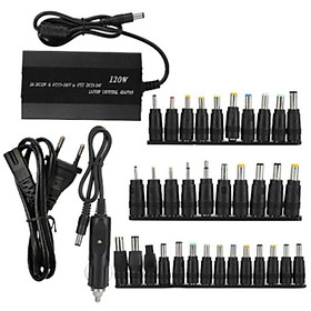 Universal 120W 34 TIPS HOME HOME SARGER Sức mạnh Bộ cung cấp cho máy tính xách tay EU phích cắm EU