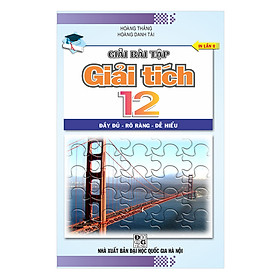 Giải Bài Tập Giải Tích 12