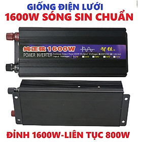 Bộ Đổi Điện Sóng Sin Chuẩn, Bộ Kích Điện 12V Lên 220V Chuẩn Như Điện Lưới, inverter 12v 220v công suất 1000W 2000W 3000W