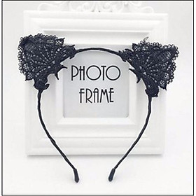 Bờm mèo tai ren dễ thương