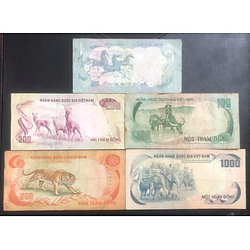 Mua Bộ thú miền Nam đầy đủ 5 tờ sưu tầm