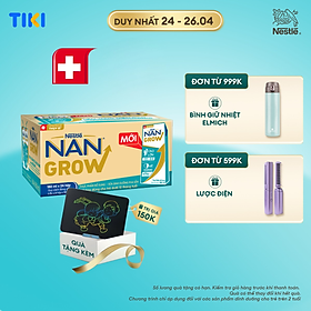 Thùng 24 hộp Sữa pha sẵn Nestlé NANGROW sữa mát công thức từ Thụy Sĩ 9(4 x 180ml) - (Bé từ 1 tuổi) Tặng Bảng viết LCD Kalpen