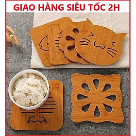 Mua Tấm lót nồi gỗ nhiều hình