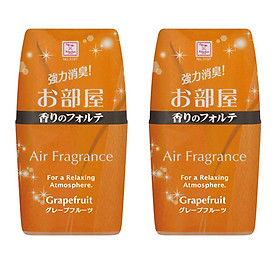 Combo 2 hộp khử mùi làm thơm phòng Air Fragrance hương bưởi 200ml nội địa Nhật Bản