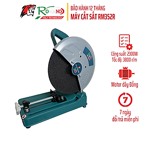 MÁY CẮT SẮT ROMANO RM-352R, 2300W, CÓ KÈM LƯỠI CẮT, CÔNG NGHỆ ITALY
