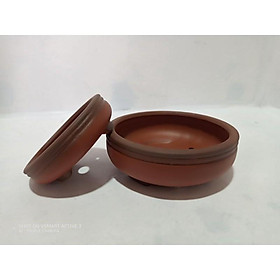 Mua Chậu tròn cạn trồng cây bonsai mini bộ 2 cái  chậu cây cảnh mini để bàn