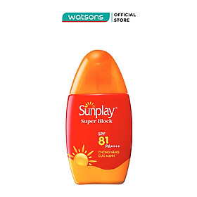 Hình ảnh Sữa Chống Nắng Cực Mạnh Sunplay Super Block SPF81 30g