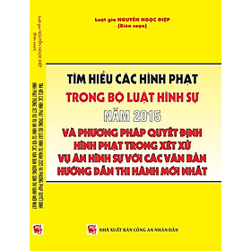 [Download Sách] Tìm hiểu các hình phạt trong bộ luậtt hình sự năm 2015 và phương pháp quyết định hình phạt trong xét xử vụ án hình sự với các văn bản hướng dẫn thi hành mới nhất