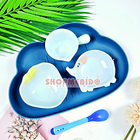 Mua Combo Bát Ăn Dặm Gốm Sứ Kiểu Nhật Kèm Khay Tặng Thìa Giá Rẻ Dễ Thương Cho Bé Link 5 Shop Mẹ Bí Đỏ