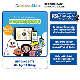 Reading Gate - ứng dụng đọc sách học tiếng anh đa nền tảng web/ Android/ IOS (Gói 12 tháng)