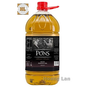 Dầu Olive Pomace PONS 5L - Tây Ban Nha chai nhựa-chuyên dùng cho nấu nướng