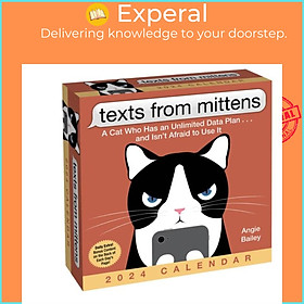 Sách - Texts from Mittens the Cat 2024 Day-to-Day Calendar by Angie Bailey (UK edition, paperback)