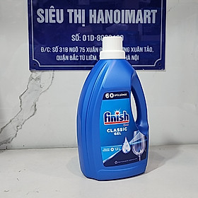 Xà phòng Gel rửa bát Finish Classic  1.3 lít dùng cho máy rửa chén bát, Nước rửa bát Finish Gel 1300ml