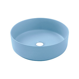 Mua Chậu sứ màu - lavabo sứ màu xanh da trời Kanly SU525