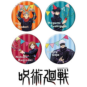 Nơi bán Combo 4 huy hiệu JUJUTSU KAISEN - CHÚ THUẬT HỒI CHIẾN anime ver PARTY dễ thương - Giá Từ -1đ