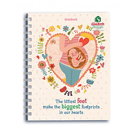 Nơi bán Sổ Lò Xo Notebook - The Littlest Feet - Giá Từ -1đ