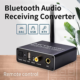 Digital to Analog Audio Converter Bluetooth 5.0 Receiver for Ktv Mobile Bluetooth Music