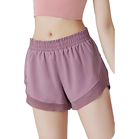 Quần Đùi thể thao nữ phối lưới 2 lớp cao cấp nhiều màu nhiều size