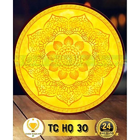 Đèn thờ hào quang trúc chỉ in tròn_M2530