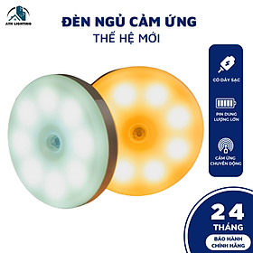Mua Đèn led cảm ứng chuyển động  tự bật tắt thông minh không dây  dán phòng ngủ  tủ quần áo  cầu thang tiện lợi