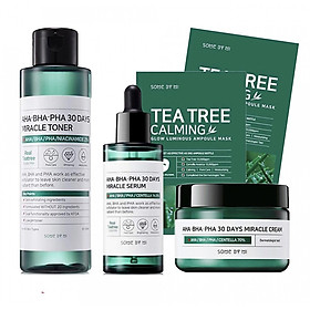 Bộ giảm mụn hoàn hảo Some By Mi AHA-BHA-PHA 30 Days Miracle