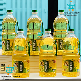 Dầu Ăn Oganic Nhãn Xanh SLOBODA Bán Chạy Số 1 Nội Địa Nga 5L (4 chai/thùng) - Date Mới
