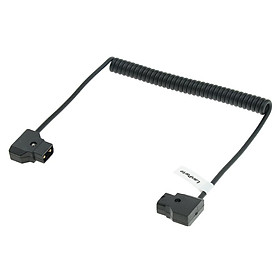 D-Tap Stretch Spring Cable for DSLR Rig/Anton Bauer Battery D-tap 2Pin Male