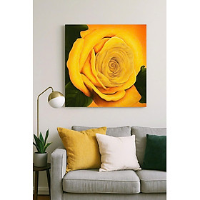 Mua ️ Tranh Sơn Mài - Hoa Hồng Vàng - Size 48.5x48.5 cm