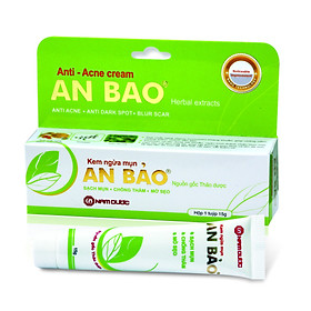 Kem ngừa mụn An Bảo - Sạch mụn, Hết thâm, Mờ sẹo