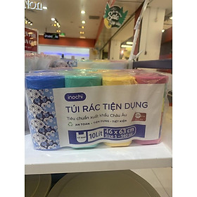 Mua Lô túi rác màu tiện dụng Soji 4 x 10L