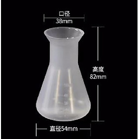 Mua Bình tam giác PP 50ml chịu nhiệt độ cao dùng trong phòng thí nghiệm