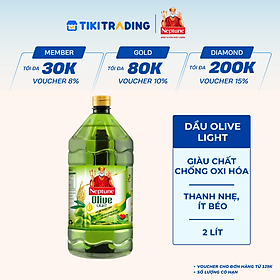 Dầu Ăn Thượng Hạng Neptune Olive Light 2 Lít