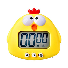 Digital Kitchen Timer Cute Animal Timer with Strong Magnet Back Stand Loud Alarm Large Screen Cooking Timer Clock