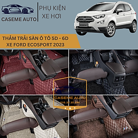 [FORD ECOSPORT] Thảm Trải Sàn, Lót Sàn Ô Tô 5D 6D Thiết Kế Theo Xe FORD ECOSPORT 2023 Chống Nước, Không Mùi - MẪU Ô VUÔNG - Hàng Chính Hãng