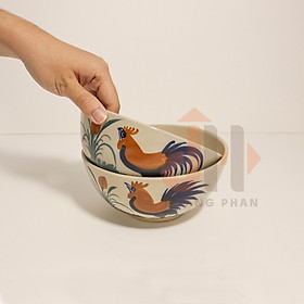 Mua  Bữa cơm Thuần Việt  Bộ 4 tô bún phở họa tiết gà trống Nam Bộ