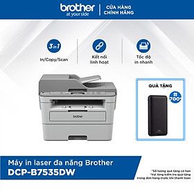 Máy In Lazer Đa Năng Trắng Đen Brother DCP-B7535DW (Print, Copy, Scan, Duplex) - Hàng Chính Hãng